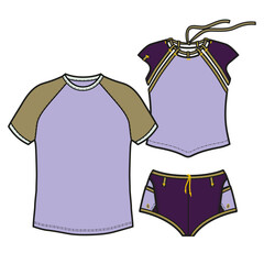 illustration of a set of clothes