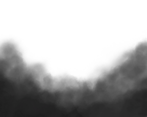 Realistic black cloud or smoke, spooky fog overlays. Realistic smoke fog overlay. Black fog or smoke on transparent background. PNG image