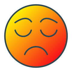 Fototapeta premium Sad Icon