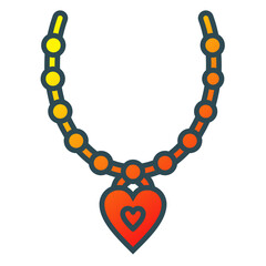 Obraz premium Necklace Icon