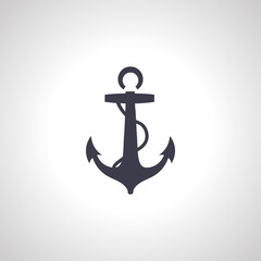 Anchor icon. ship Anchor icon