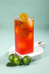 Air Asam Kecut Limau Kasturi is Malaysian Traditional Drink.