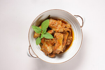 Rica Rica Enthok or Entog is Duck Stew in Spicy Sauce.