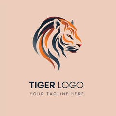 Vector tiger head logo
