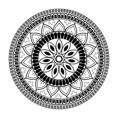Fototapeta na wymiar Mandala Background Design
