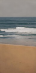 Fototapeta na wymiar Beach paysage. AI generated illustration