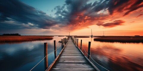 Obraz premium The tranquility of the lake