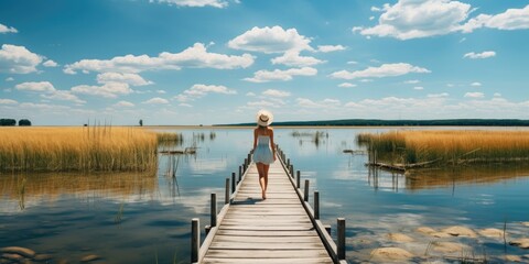 Obraz premium The tranquility of the lake