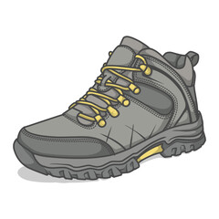 hiker shoes, design for shoes icon