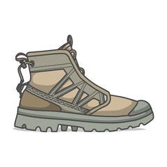 hiker shoes, design for shoes icon