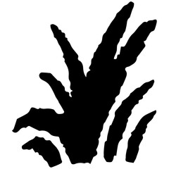 Obraz premium Grass hand drawn vector