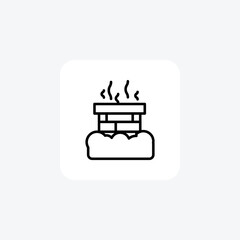 Welcoming House Line Icon
