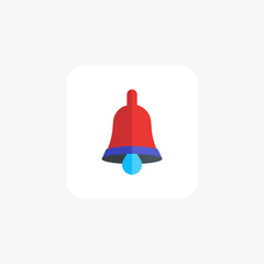 Melodious Christmas Bell Flat Icon