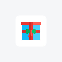 Heartwarming Christmas Gifts Flat Icon