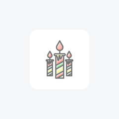 Creative Quills Pencil Awesome Lineal Icon