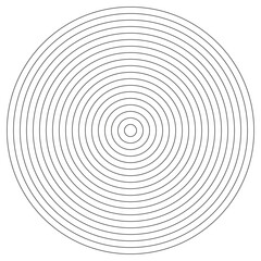 Obraz premium Concentric circle elements. Element for graphic web design, Template for print, textile, wrapping, decoration, vector illustration
