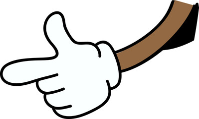 Comic hand illustration