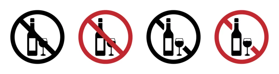 Fotobehang  No alcoholic beverage vector  icons collection © Kobby