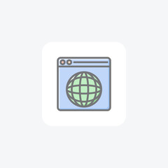 TechnoSphere Global Navigating the Digital Frontier Awesome Icon