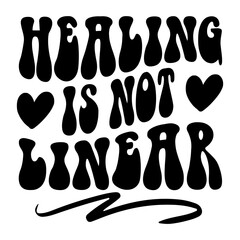 Healing Is Not Linear Svg