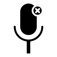 microphone glyph 