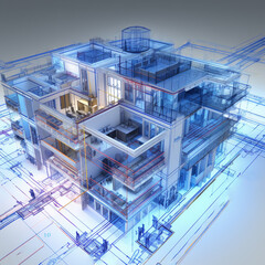 Construction Building, BIM, Building information management, Building renovation, construction progress, building planning, construction visualization, virtual design, generative ai