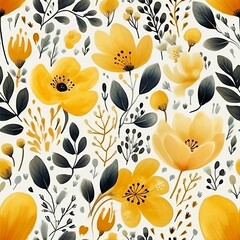 Seamless pattern. Generated AI