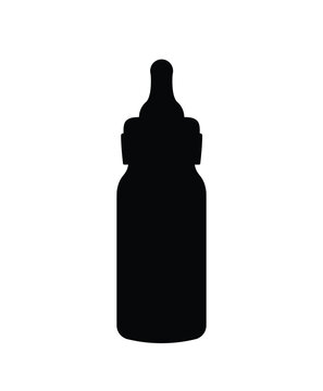 recommend clip art: Children feeding bottle silhouette, milk baby bottle icon