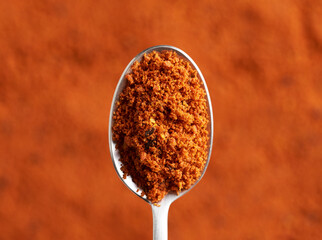 A spoonful of sea buckthorn powder