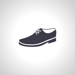 men classic shoes isolated icon