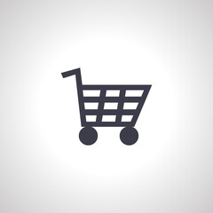 shopping cart isolated icon. shopping cart icon