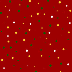background with red and white dots