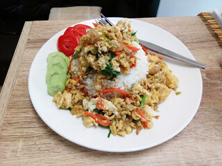 basil eggs#2 (ข้าวกระเพราไข่)