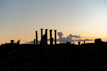 Captivating remnants of ancient civilization Volubilis, Morocco. These well-preserved ruins...
