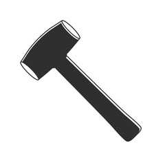 Hammer Silhouette Vector, Hammer Vector, Hammer illustration, Carpenter Vector, Mechanic silhouette, Mechanic Tools, Carpenter tools, Worker elements, Labor equipment, Labor Day, Worker day