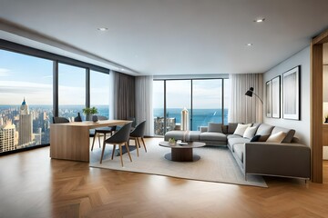 interior luxury apartment, beautiful living room