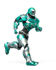 space knight is running