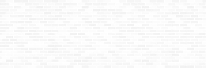 Abstract Black and White Structural Brick Wall. Panoramic Solid Surface. Vector Illustration