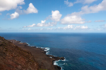 Fototapeta premium Punta de Teno is a small, rocky headland that forms the northwestern tip of Tenerife Canary islands Spain