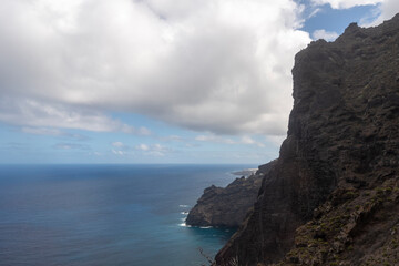 Punta de Teno is a small, rocky headland that forms the northwestern tip of Tenerife Canary islands Spain