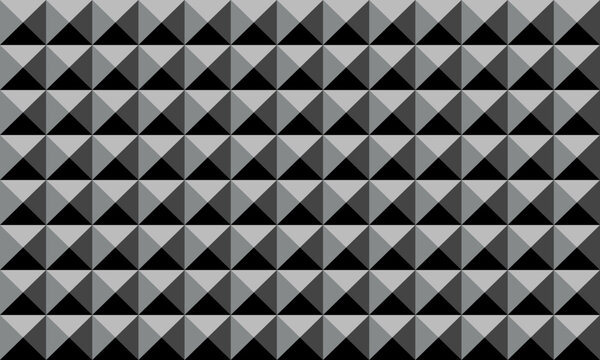 black 3d pyramid pattern background design. eps 10 vector.
