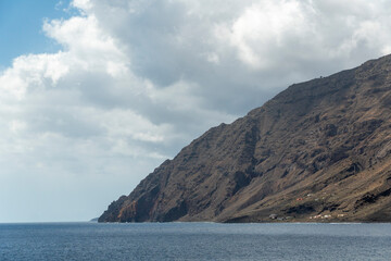 Fototapeta na wymiar The Las Playas Natural Monument protects one of El Hierro's most surprising landscapes Canary islands Spain