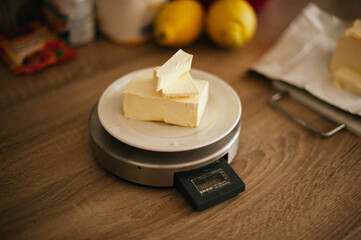 Butter on the scale