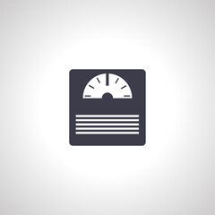 Fototapeta premium scale icon. diet scale icon. Fitness scale icon