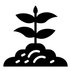  Garden, Landscaping, Outside, Park, Planting, Gardening, Farming Glyph Icon
