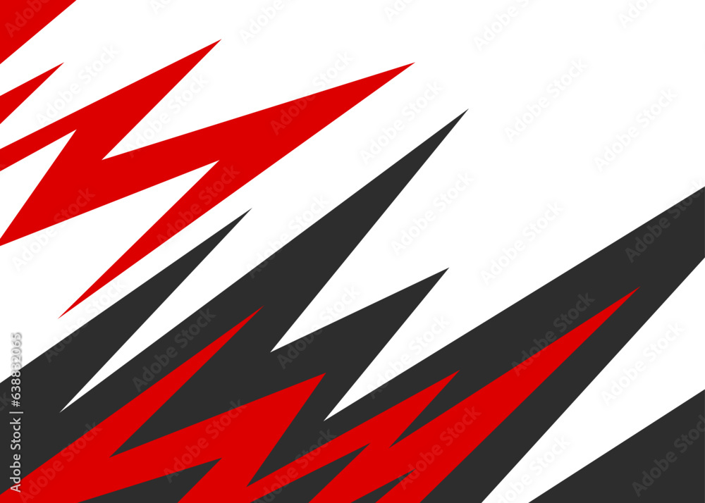 Poster abstract background with colorful zigzag line pattern
