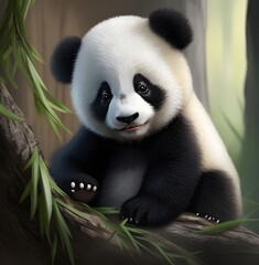 cute panda