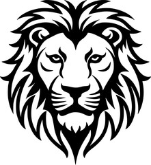 Obraz premium Lion - Minimalist and Flat Logo - Vector illustration