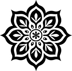 Mandala - High Quality Vector Logo - Vector illustration ideal for T-shirt graphic