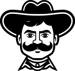 Fototapeta premium Mexican - High Quality Vector Logo - Vector illustration ideal for T-shirt graphic